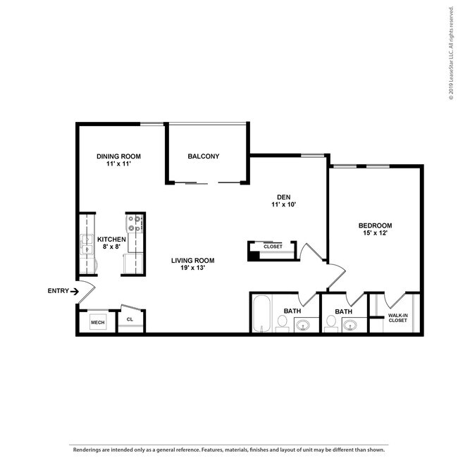 Floorplan - The Habitat Apartments