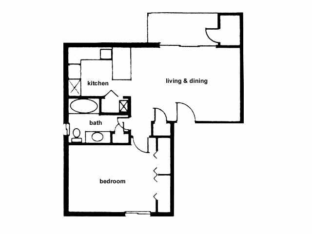1BR/1BA - Oakbrook Village