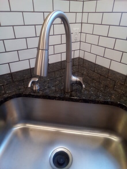 Stainless Steel faucet and Sink - 126 Euclid Pl