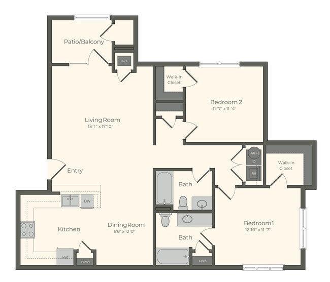 Floorplan - Trails at Big Spring