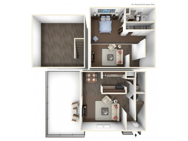 Floorplan - Chapel Hill Apartments