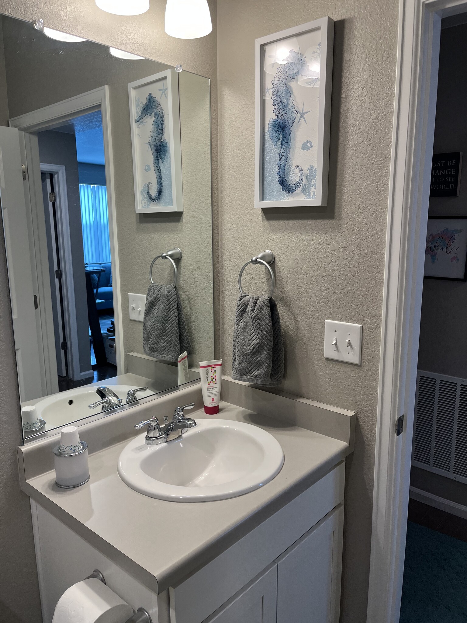 Main Level Bathroom - 19909 E 61st Dr