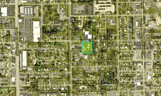 Aerial View of Fort Myers - 2232 Unity Ave