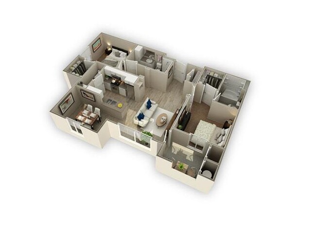 Floorplan - The Landing at College Square