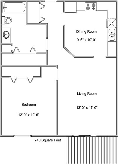 1BR/1BA - Willow Park