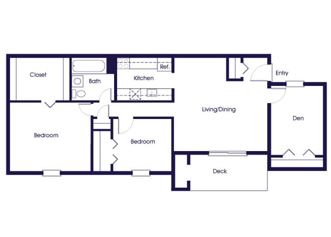 Floorplan - Weston Circle and Wicklow Square Apartments