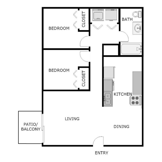 Floorplan - Eagles Nest Apartments