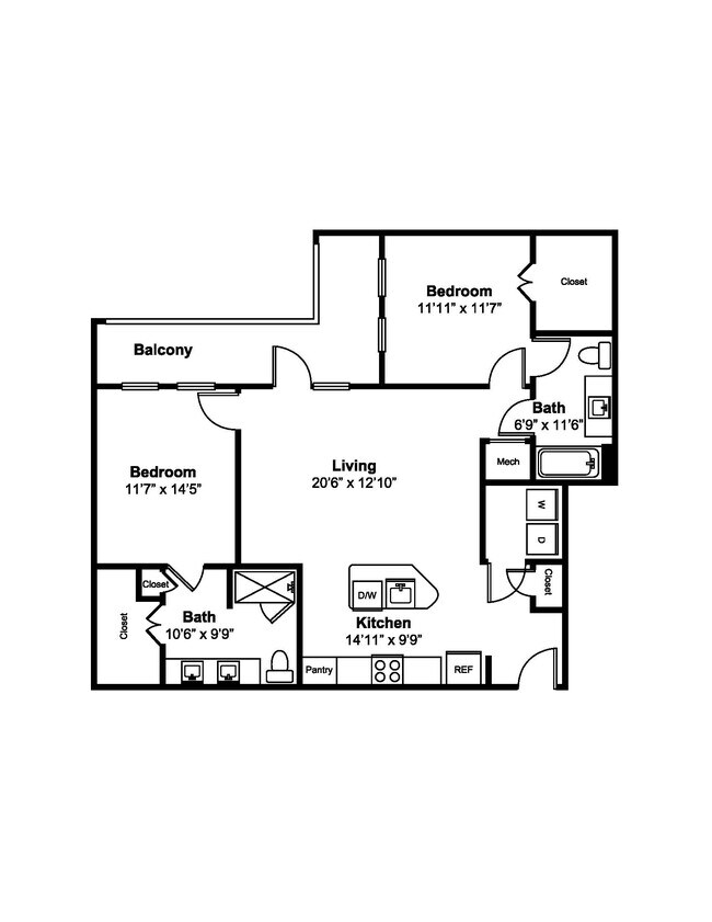 Floorplan - Windsor South Congress