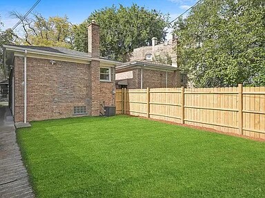 back yard - 1019 N Springfield Ave