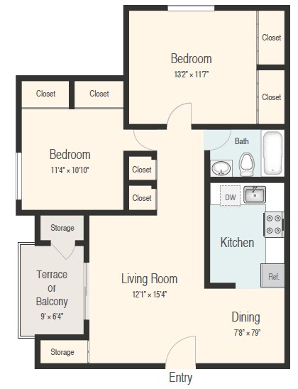 Floorplan - Arbor Crest Apartments