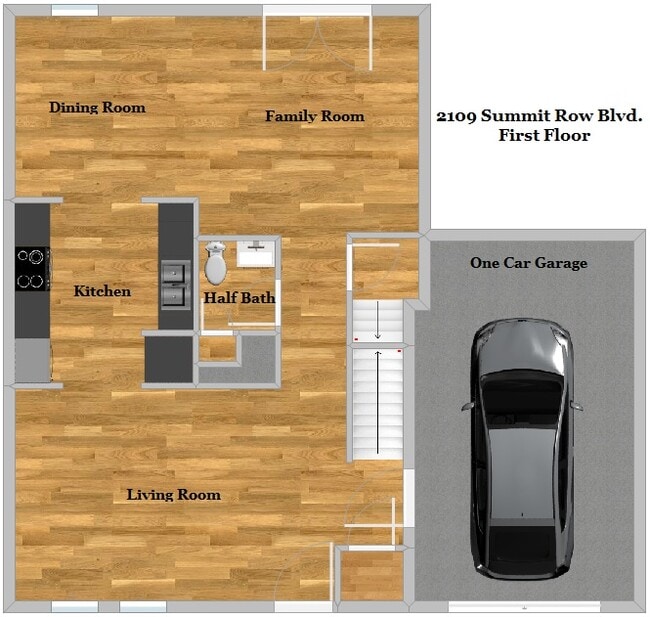 Floor Plan - First Floor - 2109 Summit Row Blvd