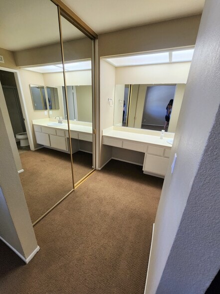 Primary Bedroom Dressing/Vanity area with 2nd Large Closet - 630 W Palm Ave