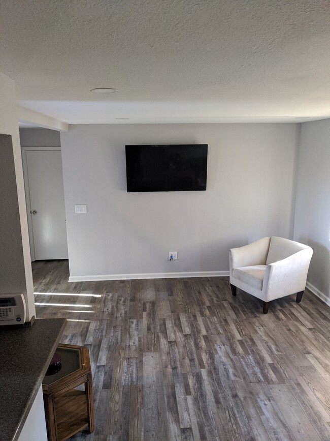 Living room is wired and ready for your flat screen - 1 Frisbie St