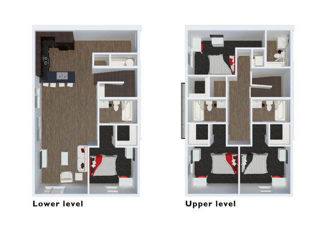 D4 Townhome - The Cardinal at West Center