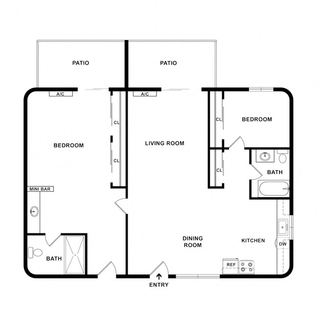 Floorplan - Glade Apartments