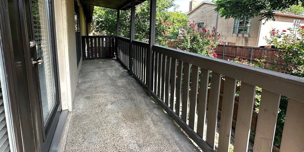 The crepe myrtle trees offer a show of colorful blooms from spring to fall! - 6723 Eastridge Dr