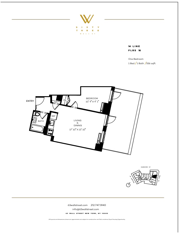 Floorplan - 63 Wall Street