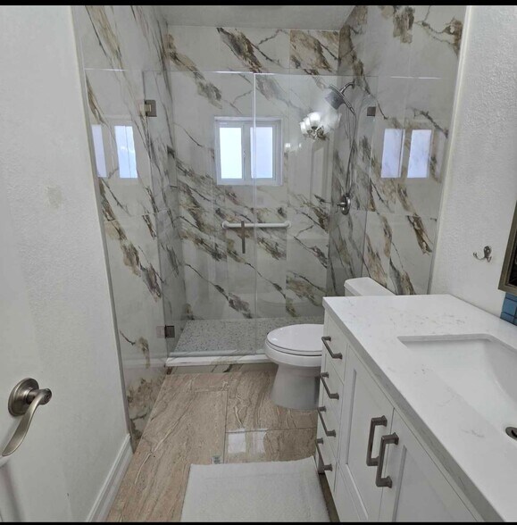 Hallway bathroom - 441 Avenue F