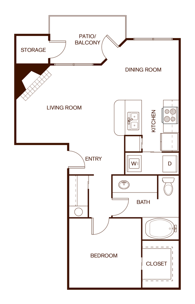 Floorplan - Oaks of Arlington