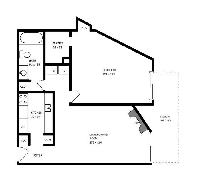 Floorplan - The Remington Apartments