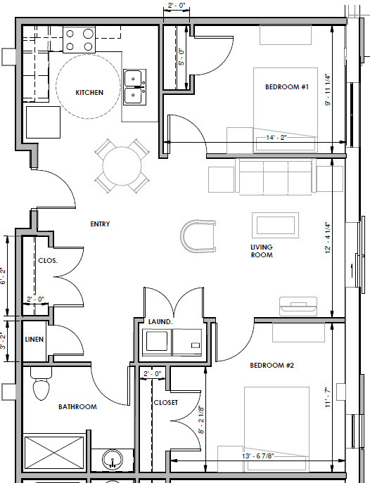 Floorplan - Skyview Park Apartments - A 55+ Community