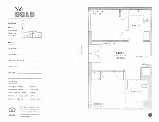 Floorplan - 260 Gold