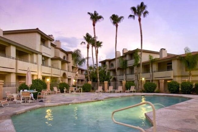 Canyon Pool at Dusk - 10410 N Cave Creek Rd