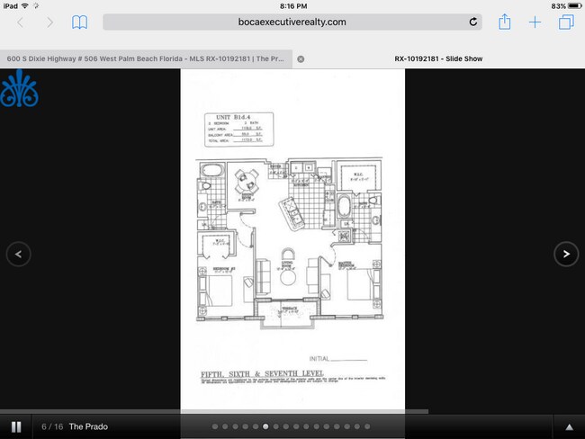 Floor plan - 600 S Dixie Hwy