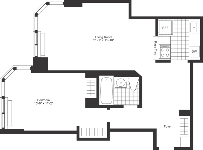 Floorplan - Tribeca Tower