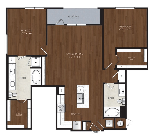Floorplan - The Park at Katy Trail