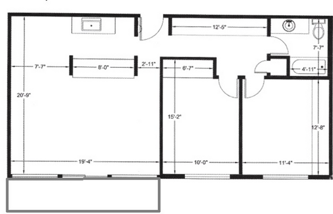 Floorplan - Riverview West Apartments