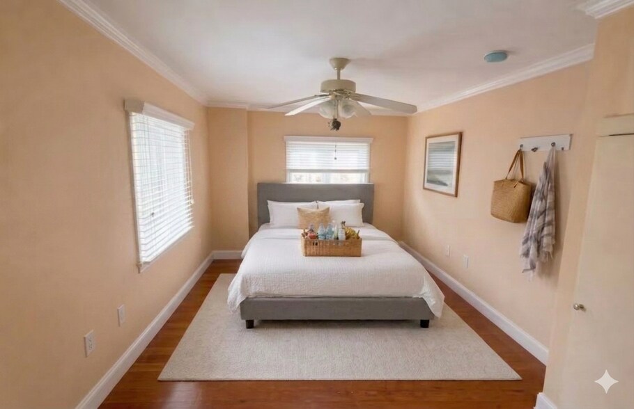 Downstairs Bedroom: before rennovations - 23 Wilson Dr
