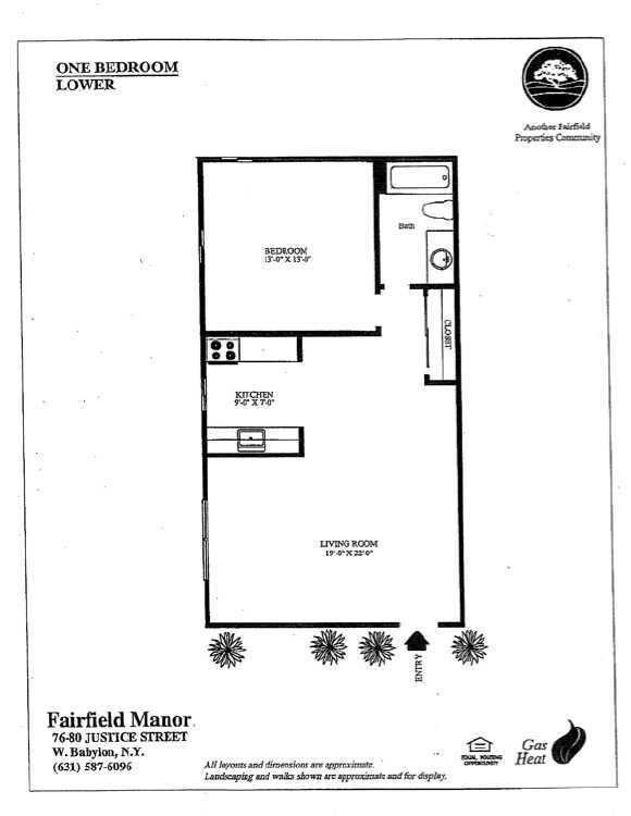 Floorplan - Fairfield Manor