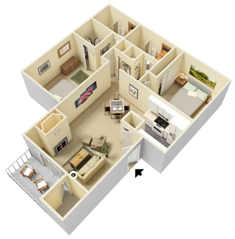 Floorplan - Vue at 3600