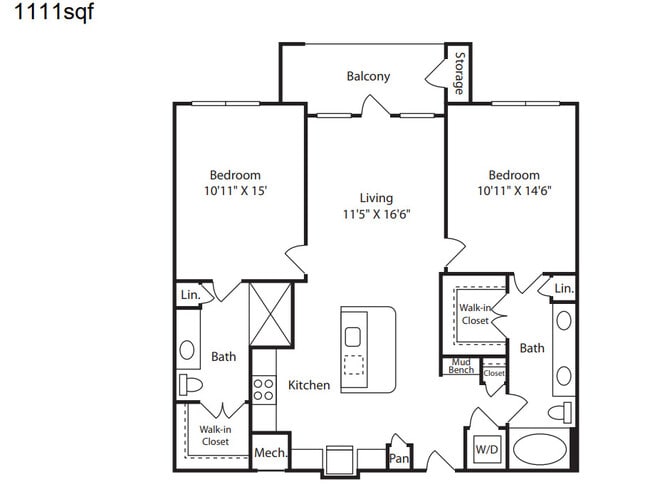Floorplan - The Mitchell at Woodmill Creek