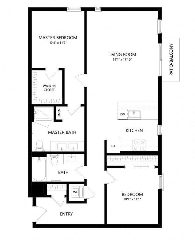 Floorplan - Windsor Queen Anne