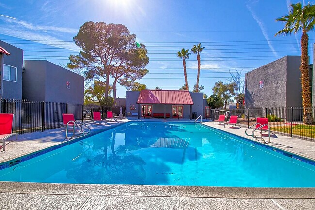 Relax and unwind at this stunning swimming pool, offering a perfect getaway within your living space. - The MARQ at 1600