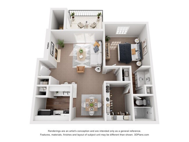 Floorplan - Rock Canyon Apartments