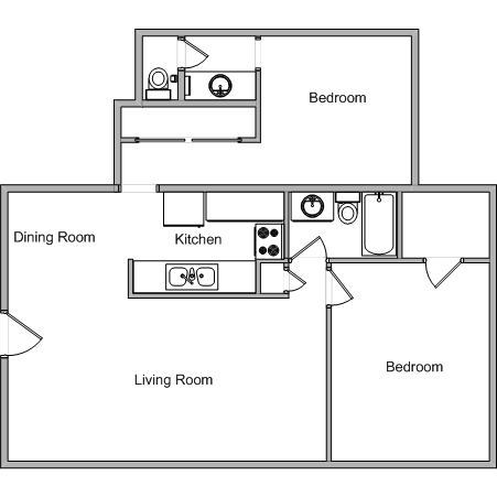 2BR/1.5BA - Bellfort Plaza Apartments - All bills paid