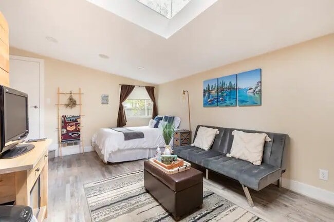 Cozy, furnished studio with natural lighting from the skylight above - 842 Tahoe Keys Blvd