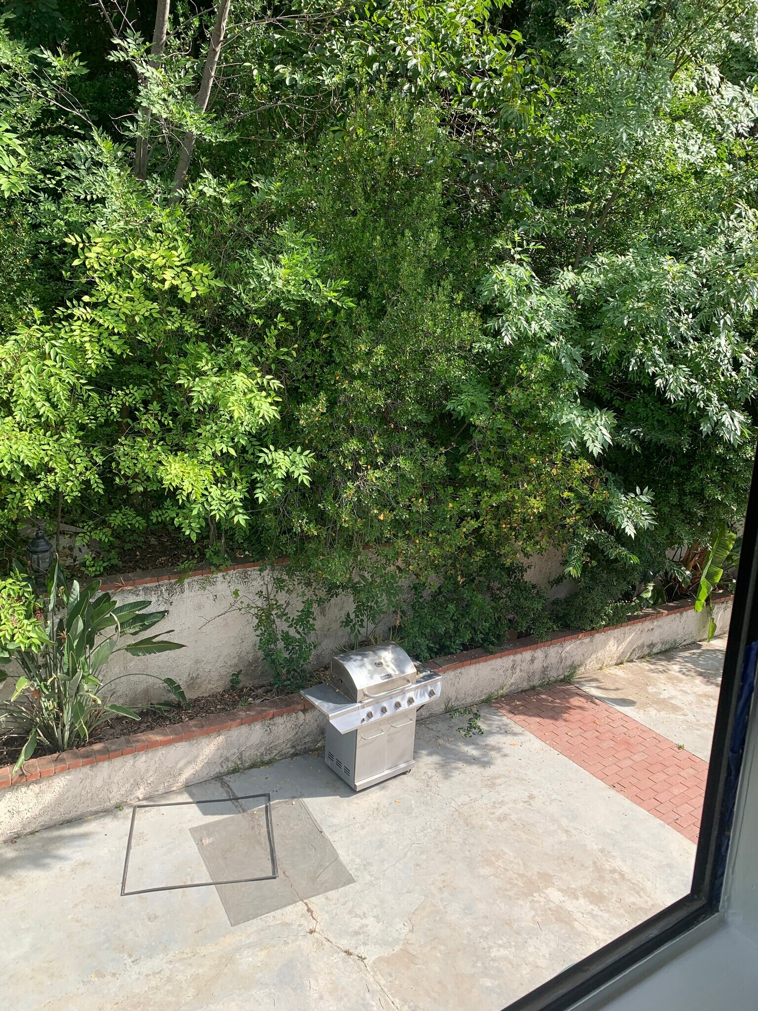 Barbecue planter boxes entertainer’s backyard and privacy - 5246 Calderon Rd