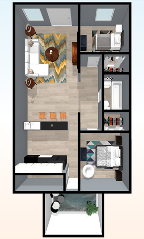 Floorplan - Forest Ridge Apartments