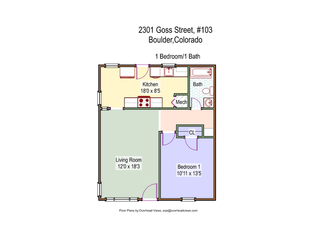 Floorplan - 2301 Goss St