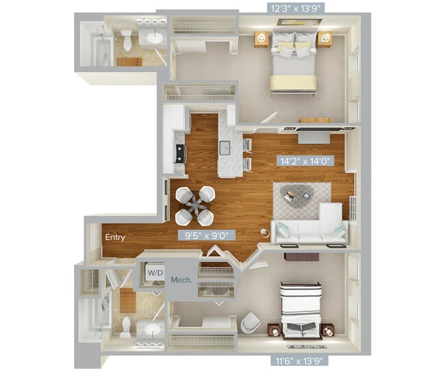 Floorplan - Avalon Clarendon