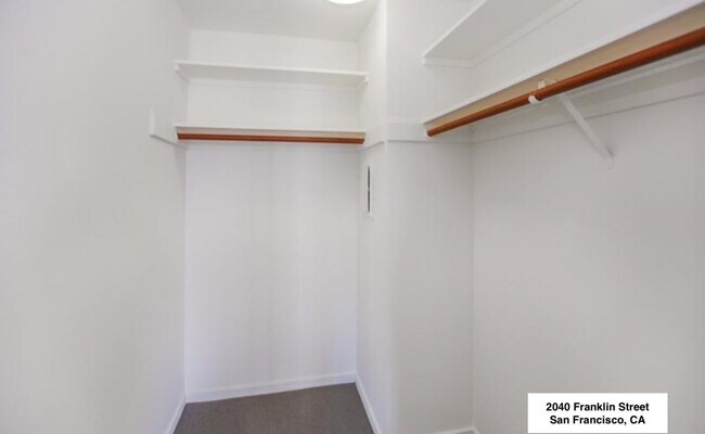 2nd bedroom walk-in closet - 2040 Franklin St