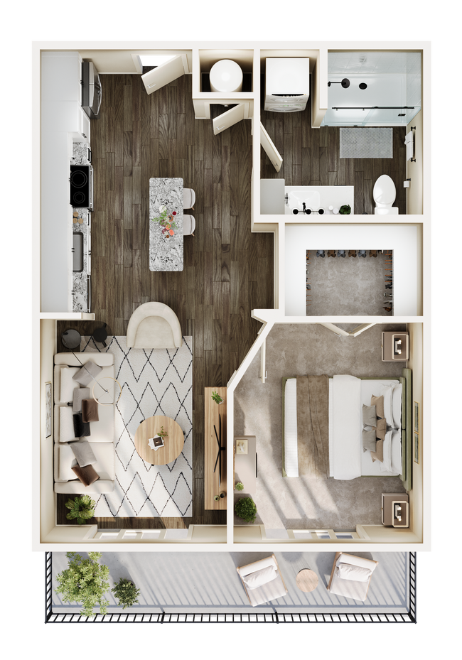 Floorplan - Somerset Upscale Apartments