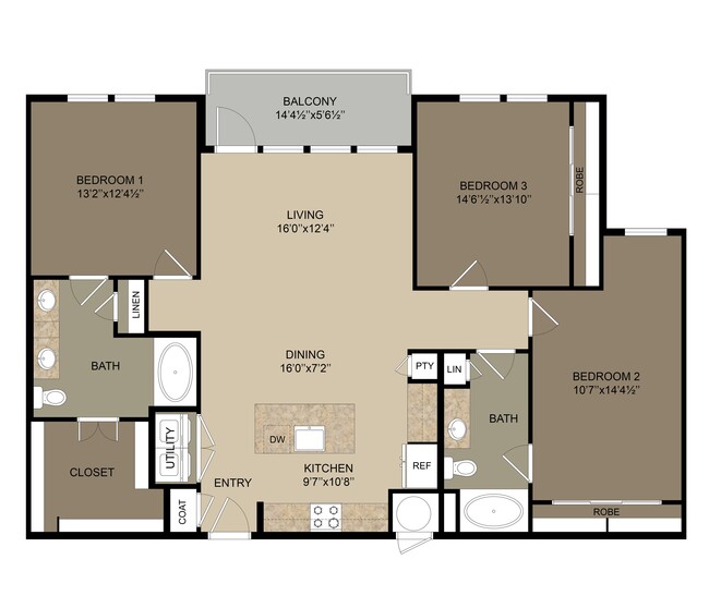 Floorplan - Birdie on Woodland Greens