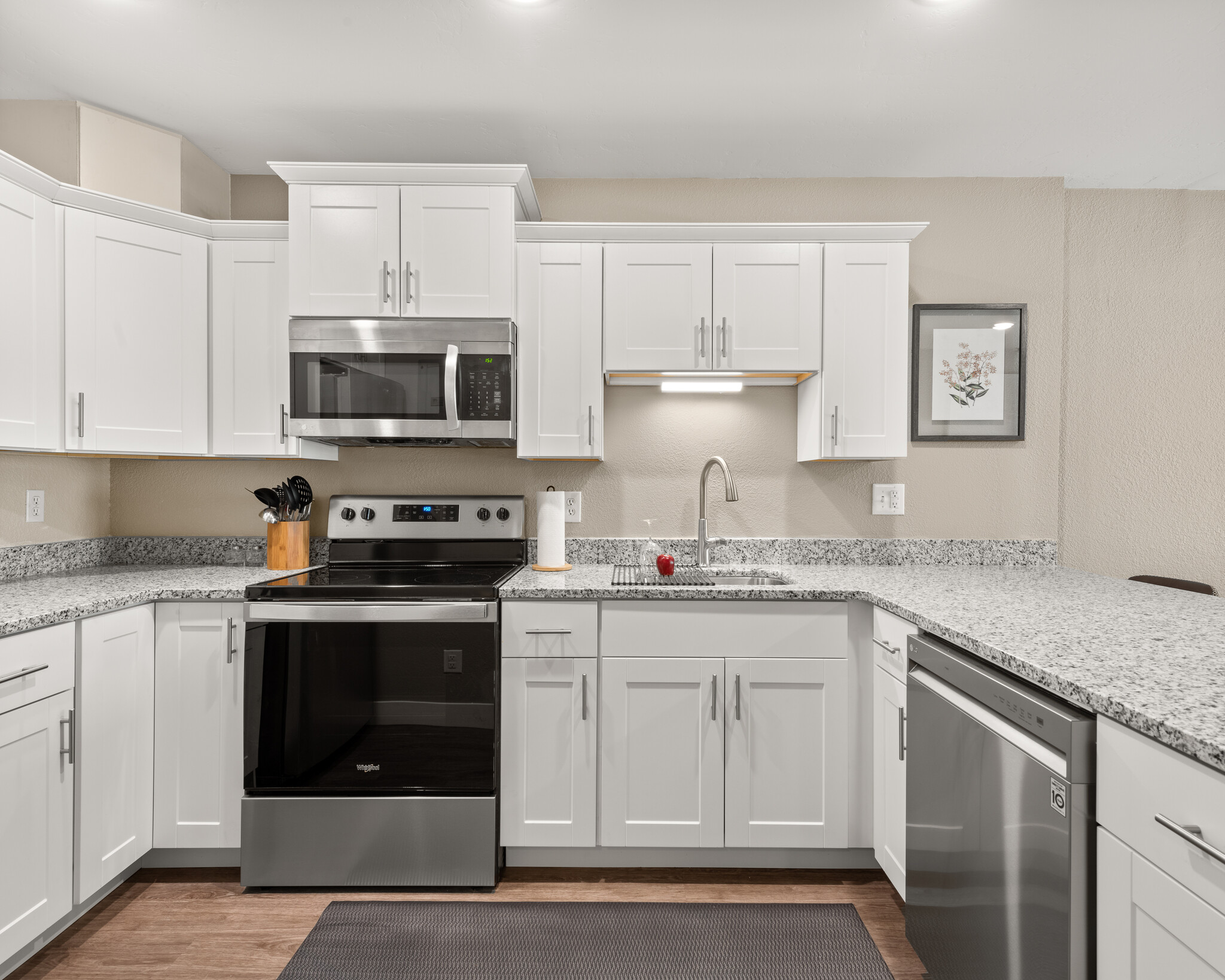 Prepare a snack or a feast in this all new kitchen with stainless steel appliances and granite count - 290 N 500 W