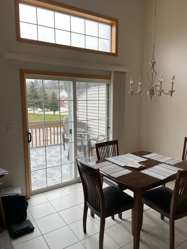 Dining Room w/Patio Doors to Deck - 171 Avalon Cove Cir NW