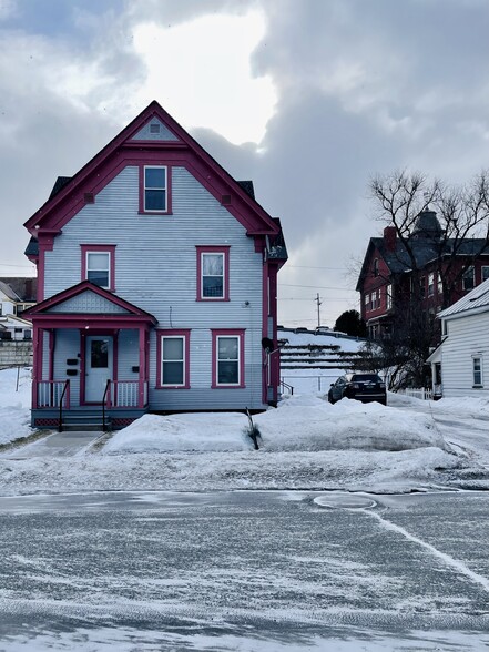 Off street parking - driveway is two cars wide - 286 Spring St